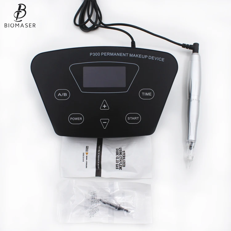 

Biomaser Factory Offer Microsahding permanent makeup Machine Digital Silver Rotary Tattoo Gun For Permanent Makeup