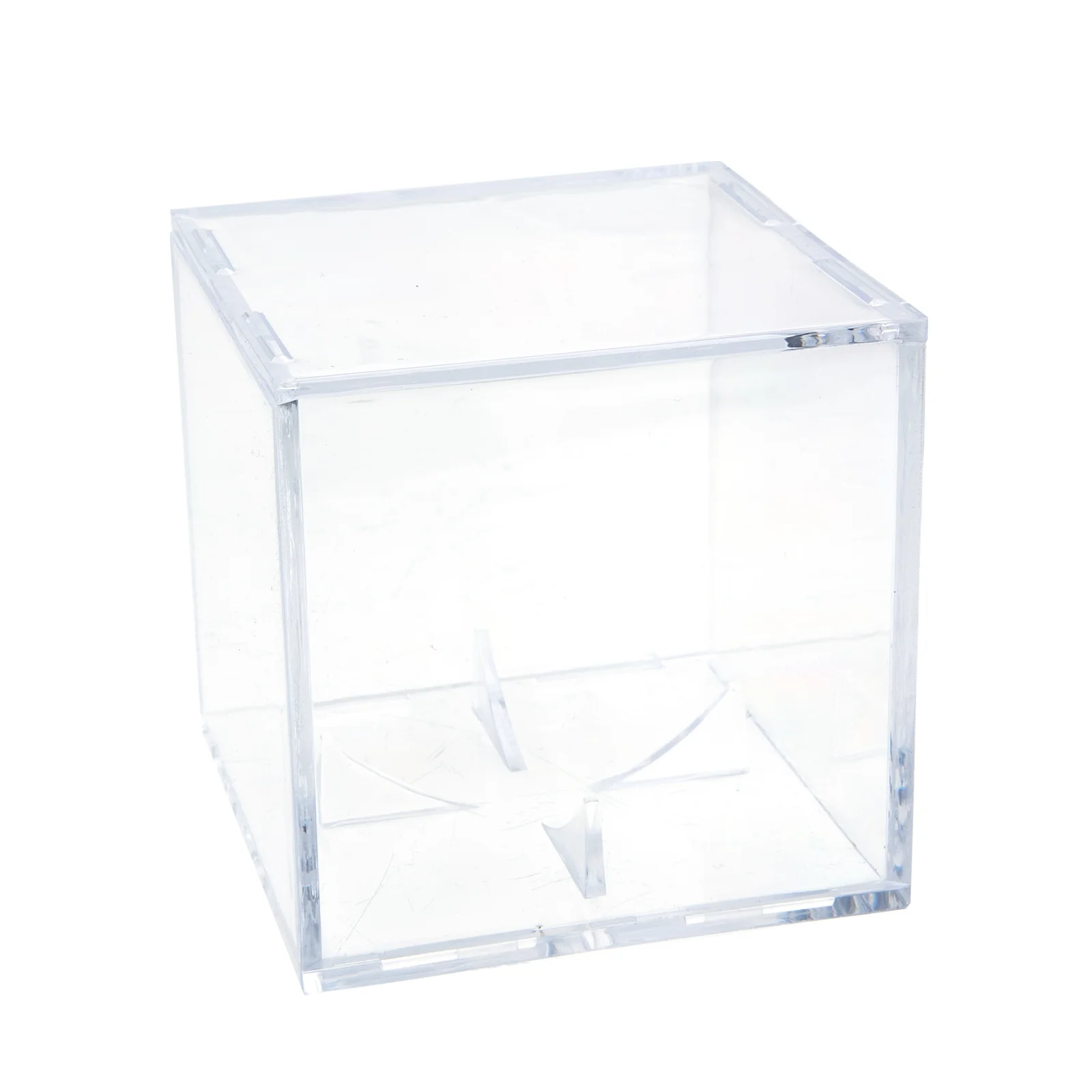 

Display Baseball Case Box Holder Cube Clear Acrylic Memorabilia Showcase Football Softball Stand Autograph Storage Protector