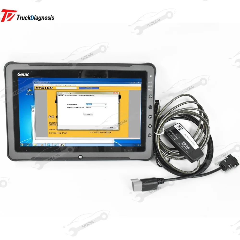 Диагностический инструмент для вилочного погрузчика Hyster Yale версии с интерфейсом