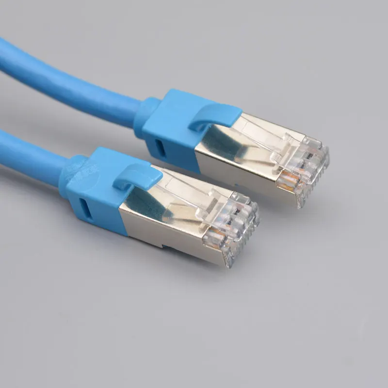 

3930 supply super six cat6a network cable oxygen-free copper core shielding crystal head jumper data center heartbeat