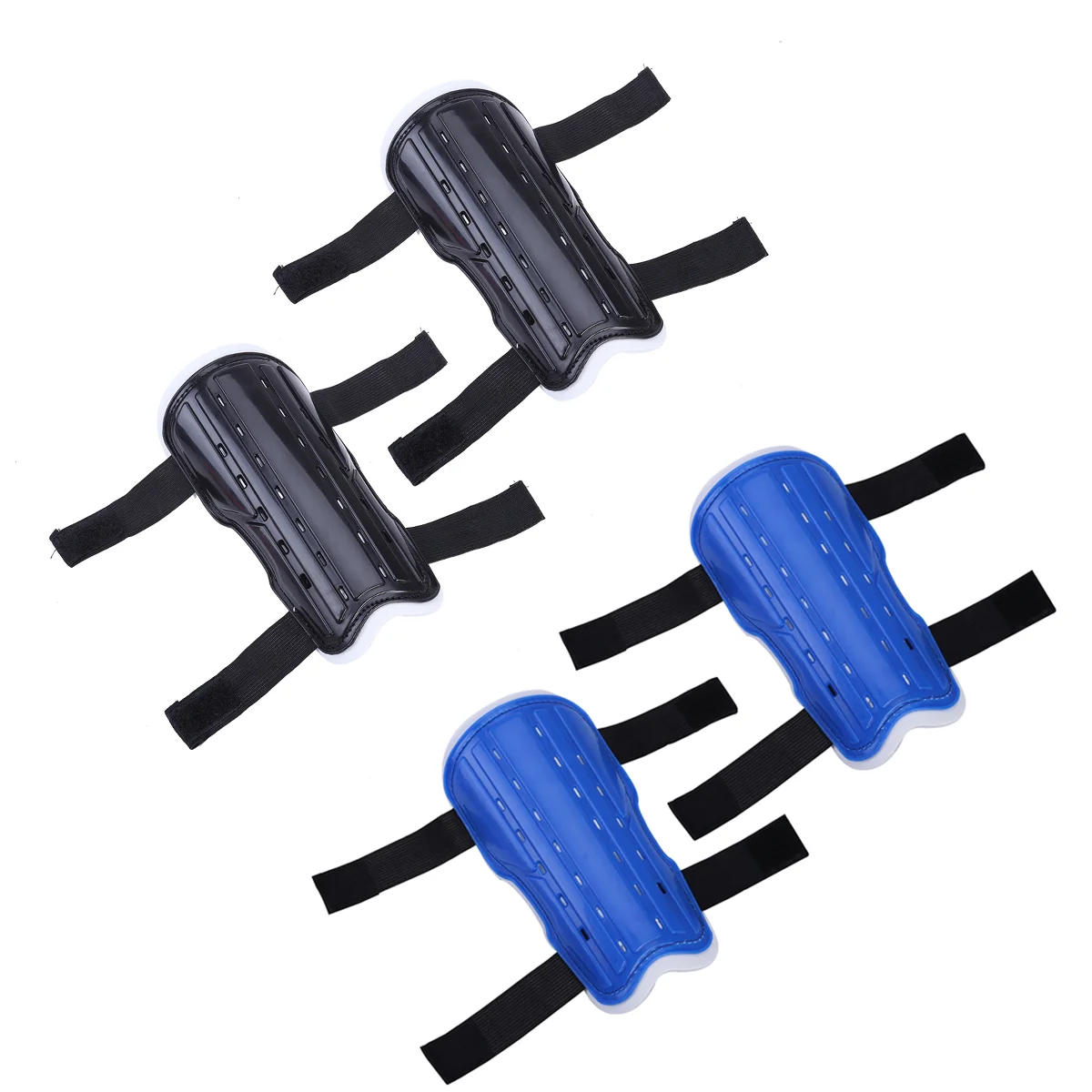 

2 Pairs Guard Plate Child Kid Soccer Ball Breathable Shin Guards Protective Gear