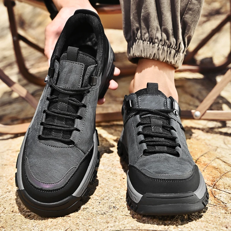 

Men's Walking Shoes Lightweight Non-slip Casual Hiking Shoes Outdoor Sneakers