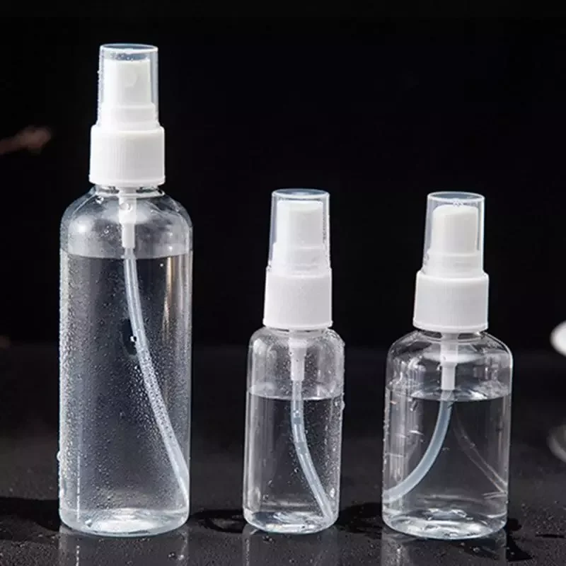 

Refillable Bottles Travel Plastic Spray Bottles Transparent Plastic Atomizer Empty Small Spray Bottle 30/50/100ml Toxic Free