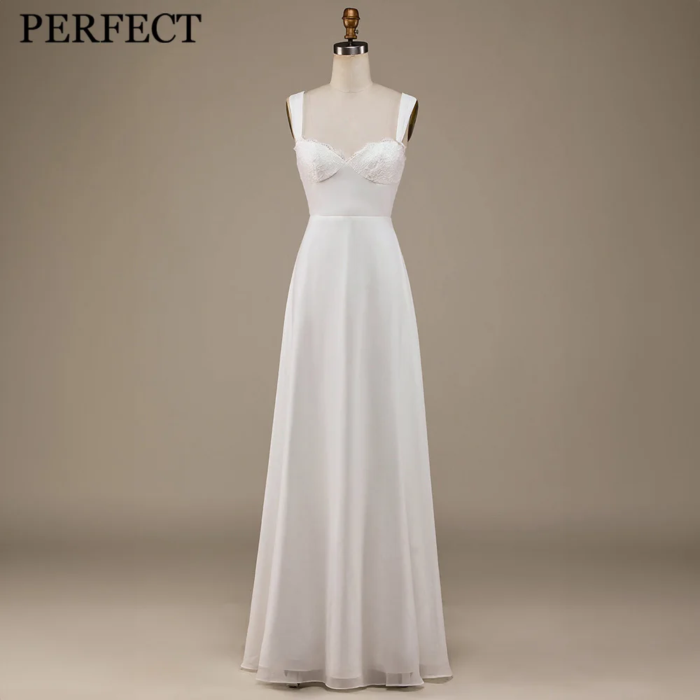

Идеальное свадебное платье для женщин 2023, классическое ТРАПЕЦИЕВИДНОЕ милое кружевное женское платье с открытой спиной, выполненное на заказ