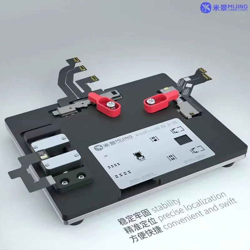 Mijing K33 Pro Face IC Dot Matrix Repair Fixture For iPhone X-13 Pro Max Lattice Flex Chip Tin Planting Clamping Repair Tool