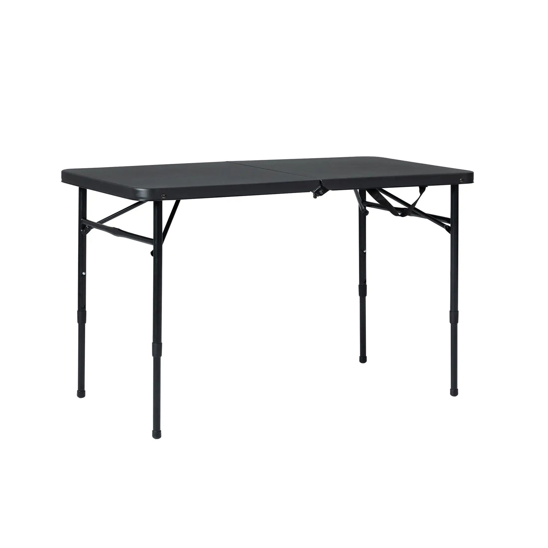 

Пластиковый складной стол с регулируемой высотой, 40 Д x 20 Вт, насыщенный черный