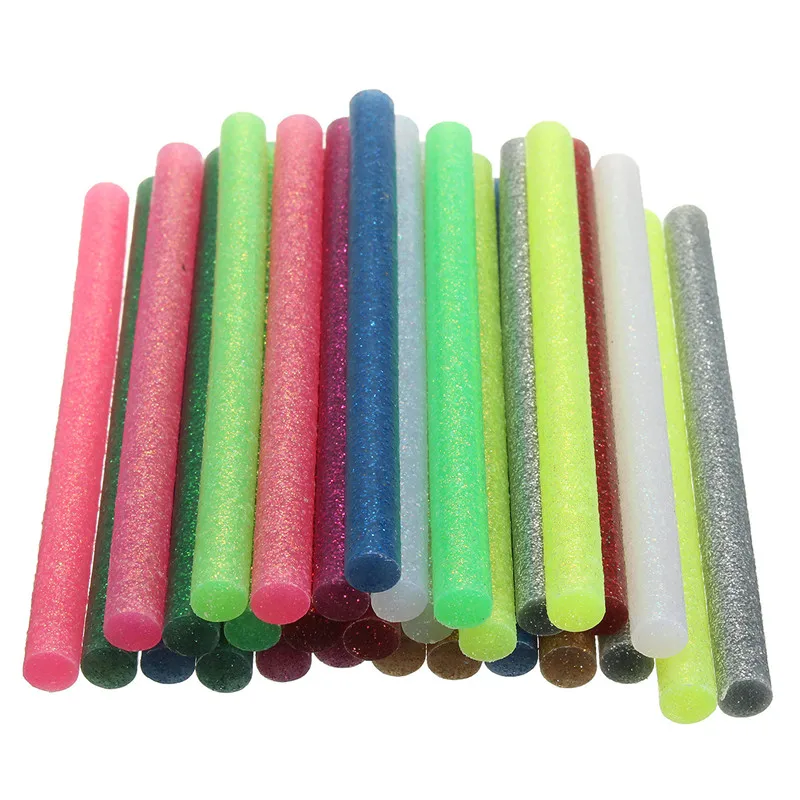 

10 шт./набор, цветные палочки для термоклея, 7 мм
