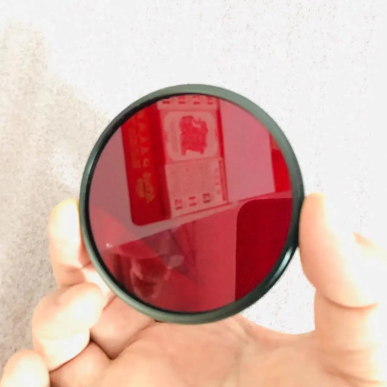 Filtro de paso infrarrojo HB630 para cámara, cristal rojo claro de 52mm, 630nm, para fotografía IR