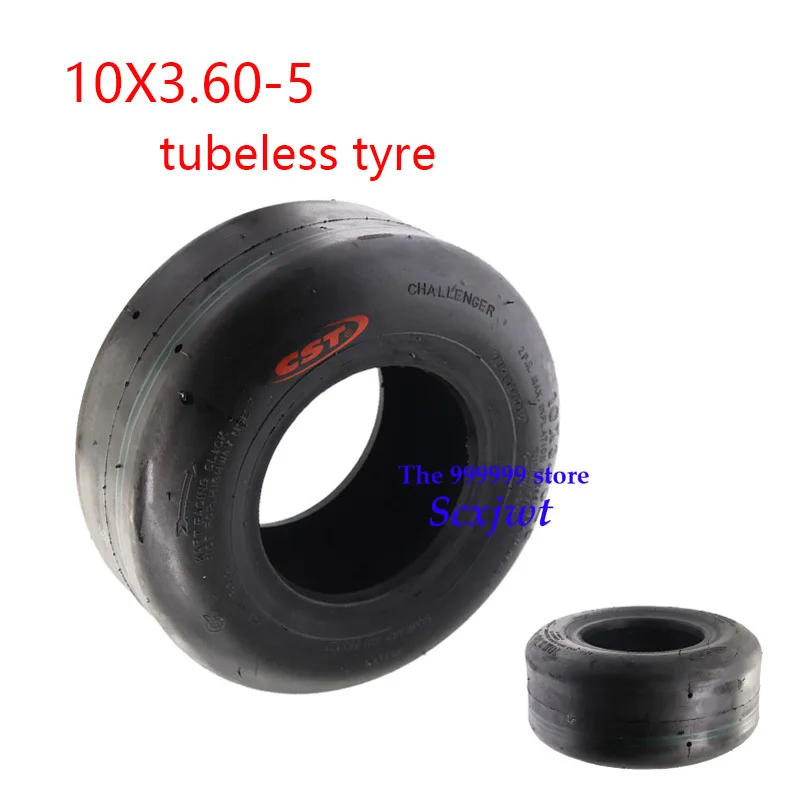 

Бескамерная шина CST 5 дюймов 10x3,60-5, гладкая и легкая в дрейфу 10 *-5, шина для карт, дрифта, автомобильные износостойкие шины, аксессуары