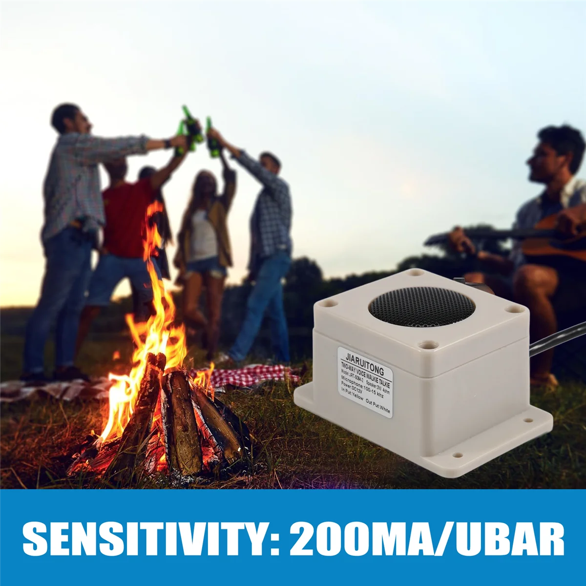 Микрофонный динамик для камеры безопасности наружный водонепроницаемый