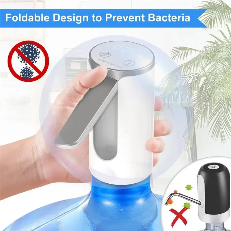 Электрический водяной насос Xiaomi зарядка через USB светодиодный дисплей