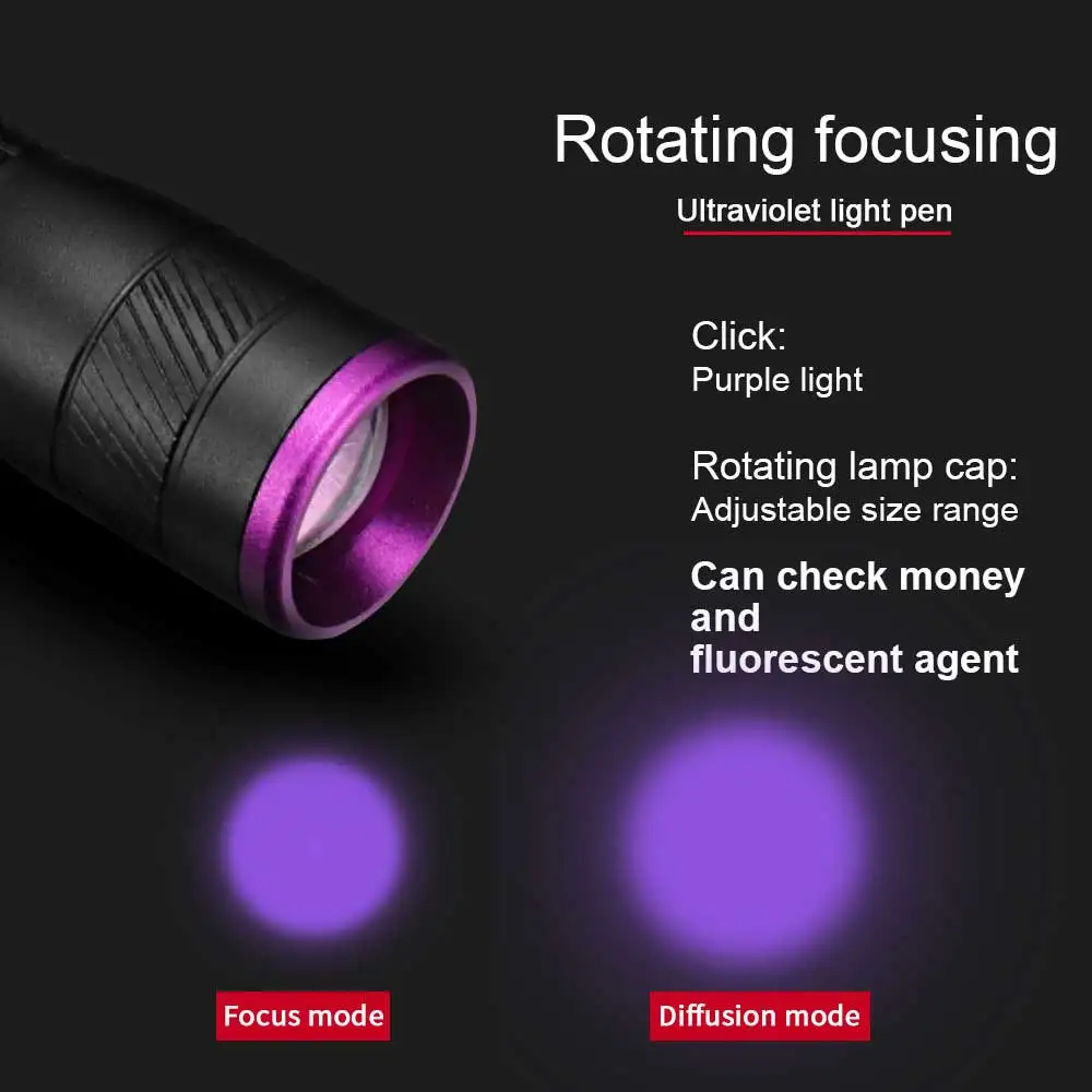 Ультрафиолетовая лампа uv395nm для коллекции монет вспомогательная идентификация