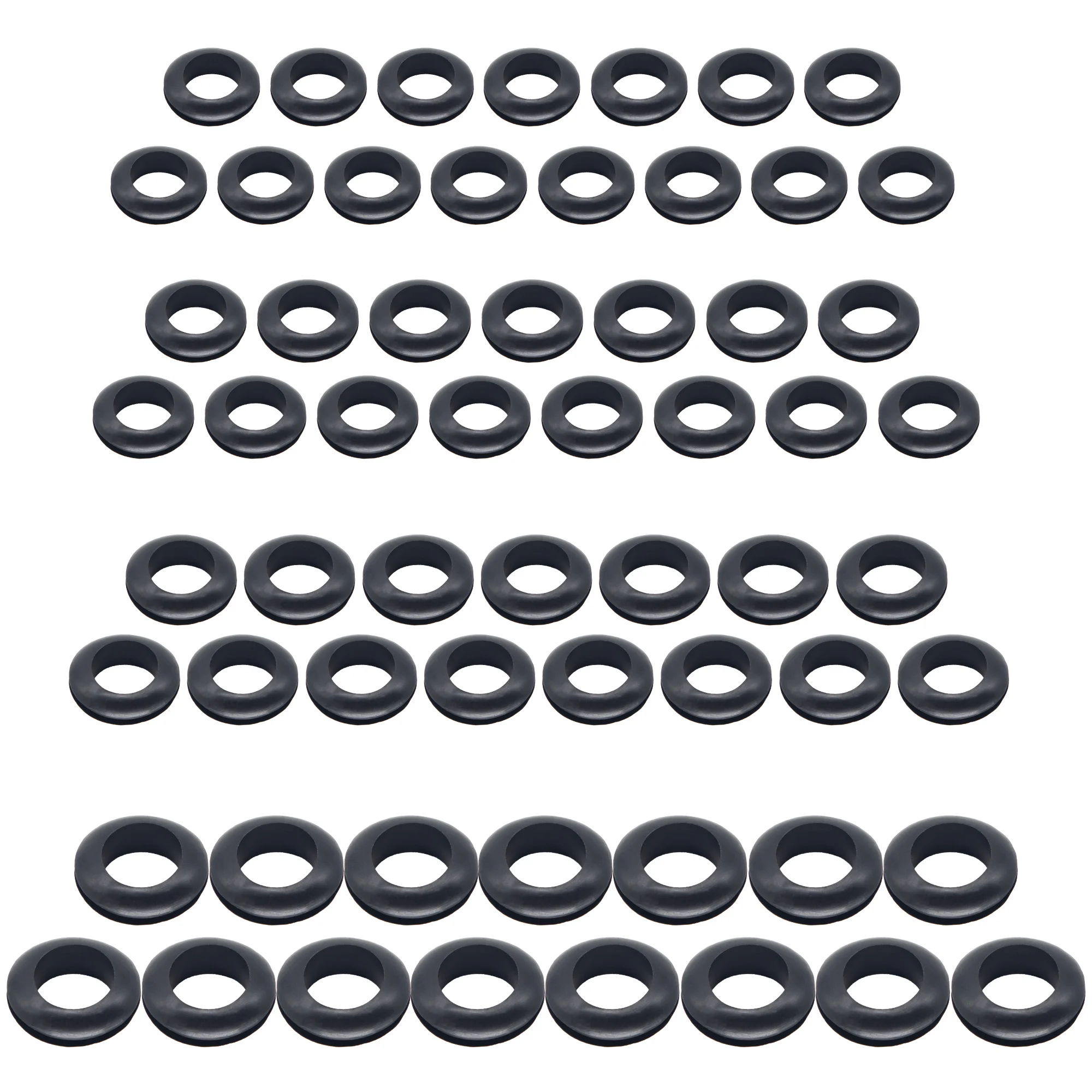 Черная прорезиненная втулка M3 M4 M5 M6 M8 M10 M12 M14 Высококачественные запасные части