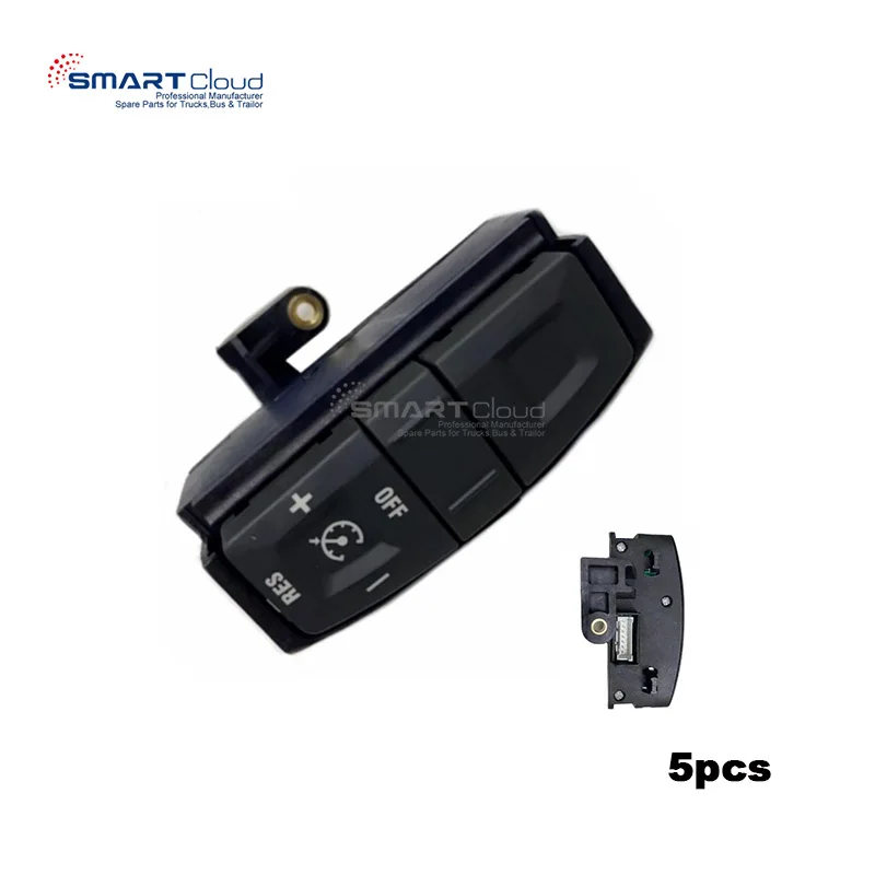 

5pcs 1870913 1486283 Truck Steering Wheel Panel Switch for Scania Truck