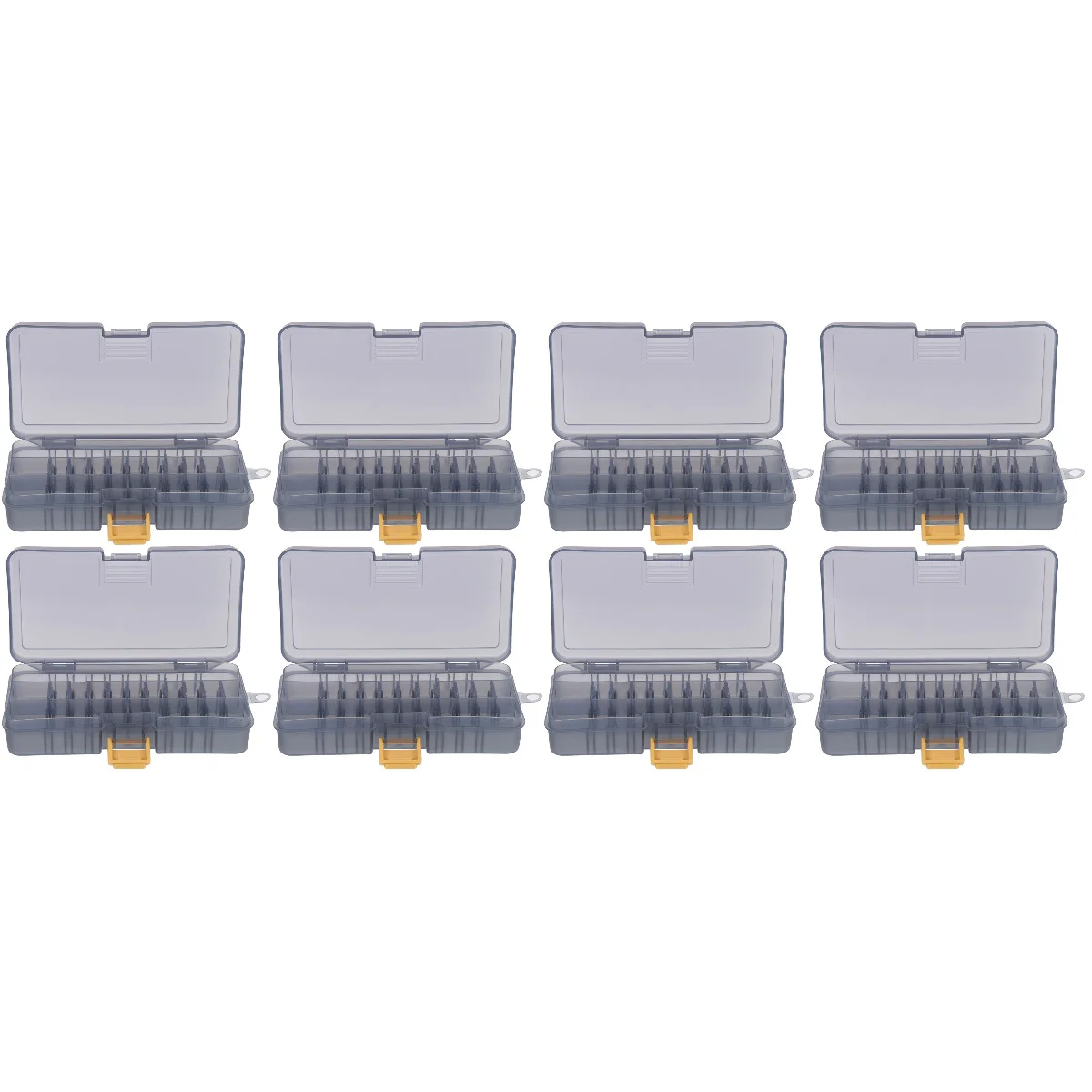 

8 Fishing Gear Boxes Hook Containers Storage Boxes Fishing Gear Supplies