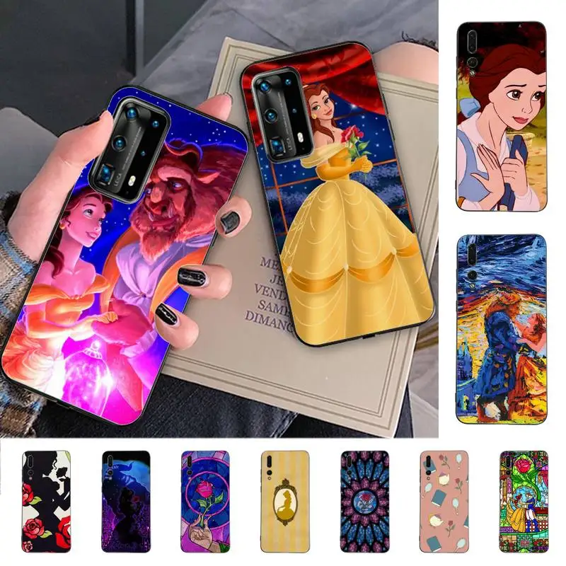

Disney Beauty and the Beast Phone Case for Huawei P30 40 20 10 8 9 lite pro plus Psmart2019