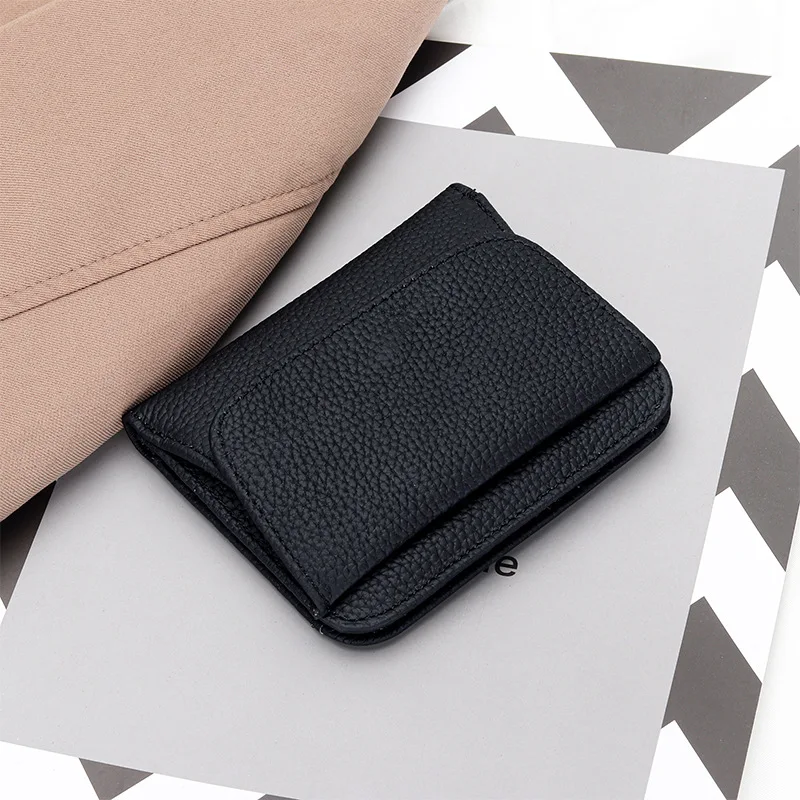 New Fashion Women Wallet Genuine Leather Lady Wallets Female Hasp  Design Coin Purse Multifunction ID Card Holder Short Wallet