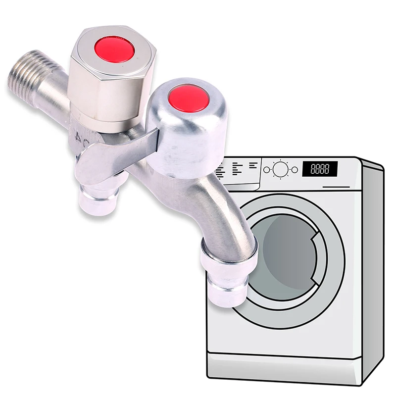 

Смеситель для стиральной машины, двойная Швабра для воды, для бассейна, аксессуары для ванной комнаты