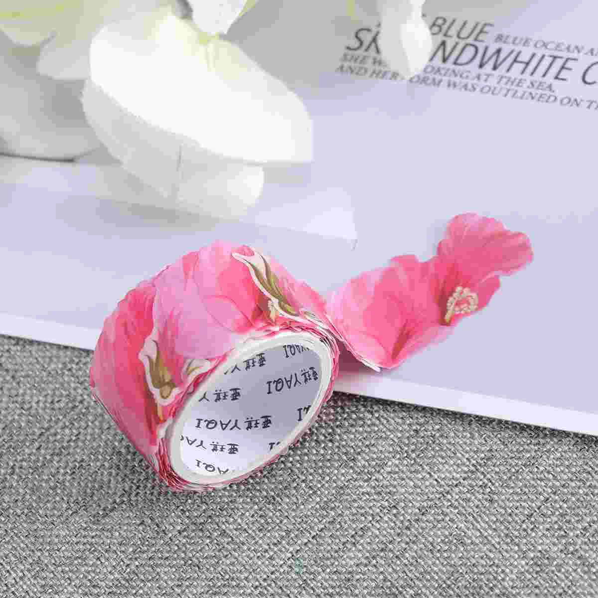 

1 pc Washi Masking Tape Petal Hand Torn Seamless Stickers for Gift Wrapping Diary Scrapbook