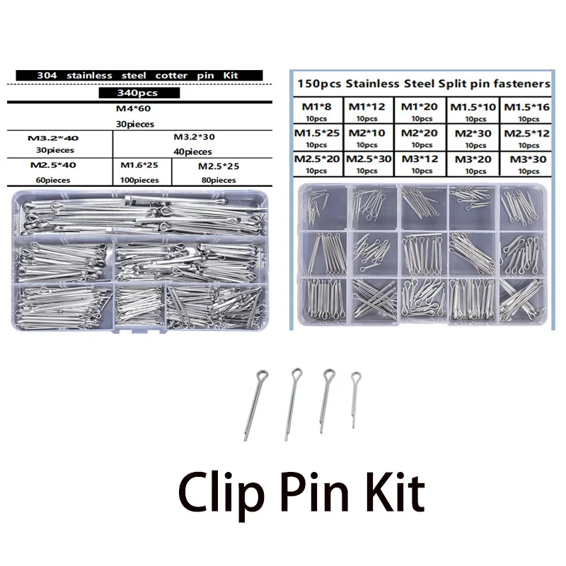 Пружинный зажим для штифта в комплекте Шпилька трактора позиционирующий шпильки