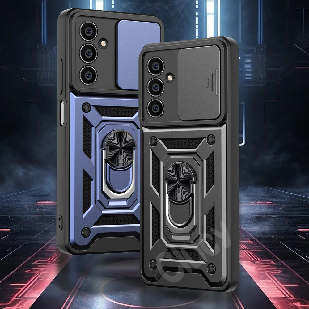 Чехол Серии Samsung Galaxy A — Чехол-бампер С Защитой От Царапин И Кольцевым Держателем