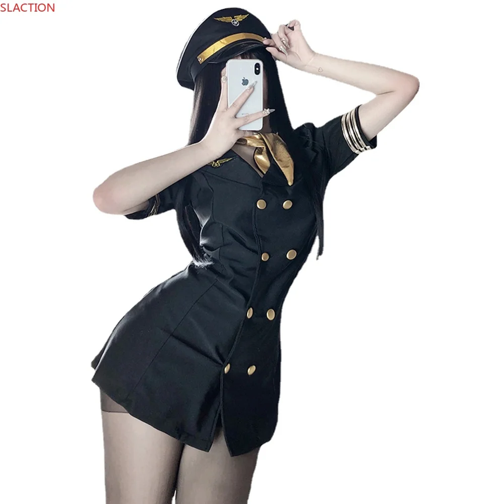 

Женская униформа, эротическое нижнее белье, соблазнительный стюардесс, сексуальный костюм, Японская полиция, ролевые игры, женский косплей