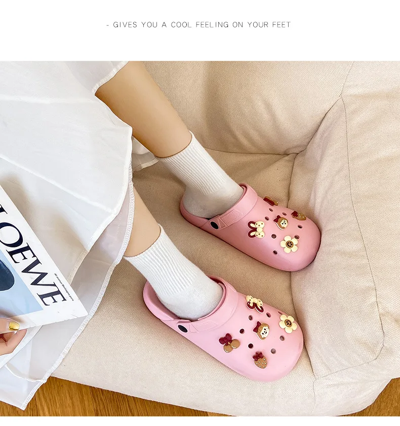 

Women Sandals Summer 2023 Ccroc Cshoes Garden Beach Indoor Outdoor Woman Slippers Women's Footwear Sandal Bath Outlet Sneakers