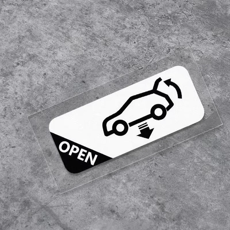 

Персонализированная Наклейка На Крышку Багажника Автомобиля, Напоминание О Автоматическом Открывании