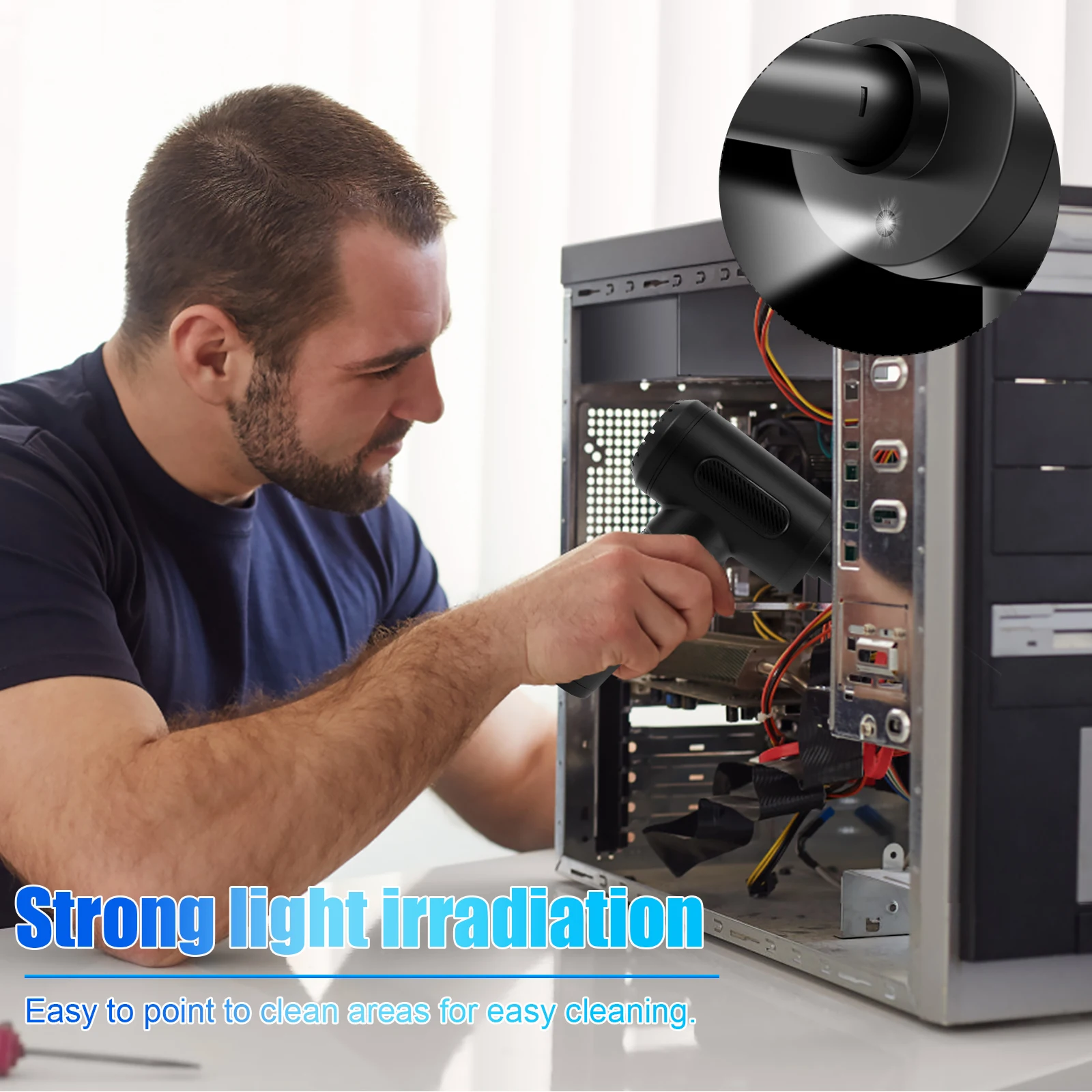 Беспроводной автомобильный пылесос 68 Вт 6300 Па