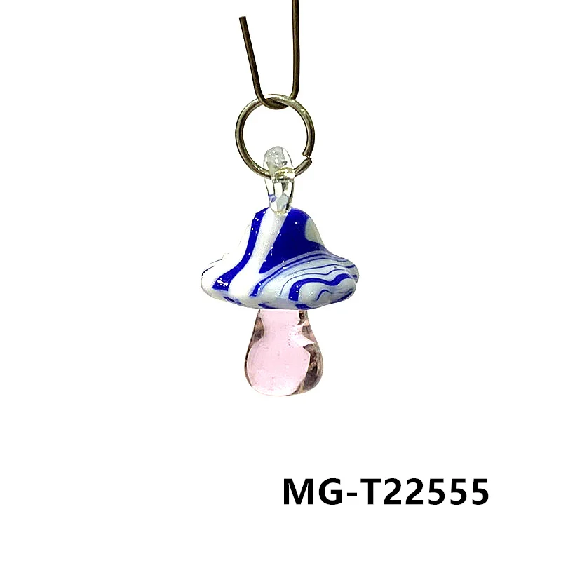 

Миниатюрные стеклянные грибные шармы JSSMTLP