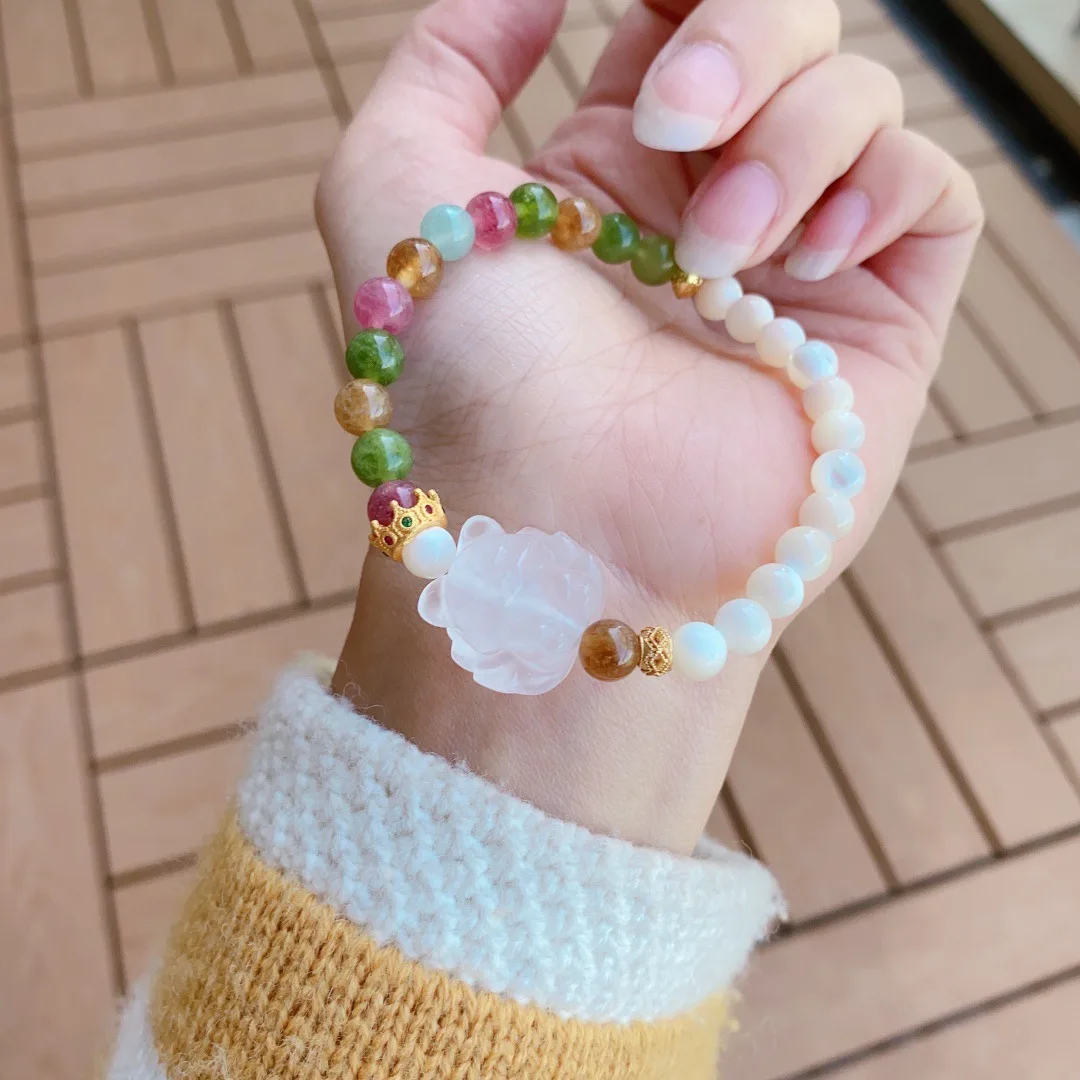 Этнические легендарные браслеты с девятихвостовой лисой и животными для женщин