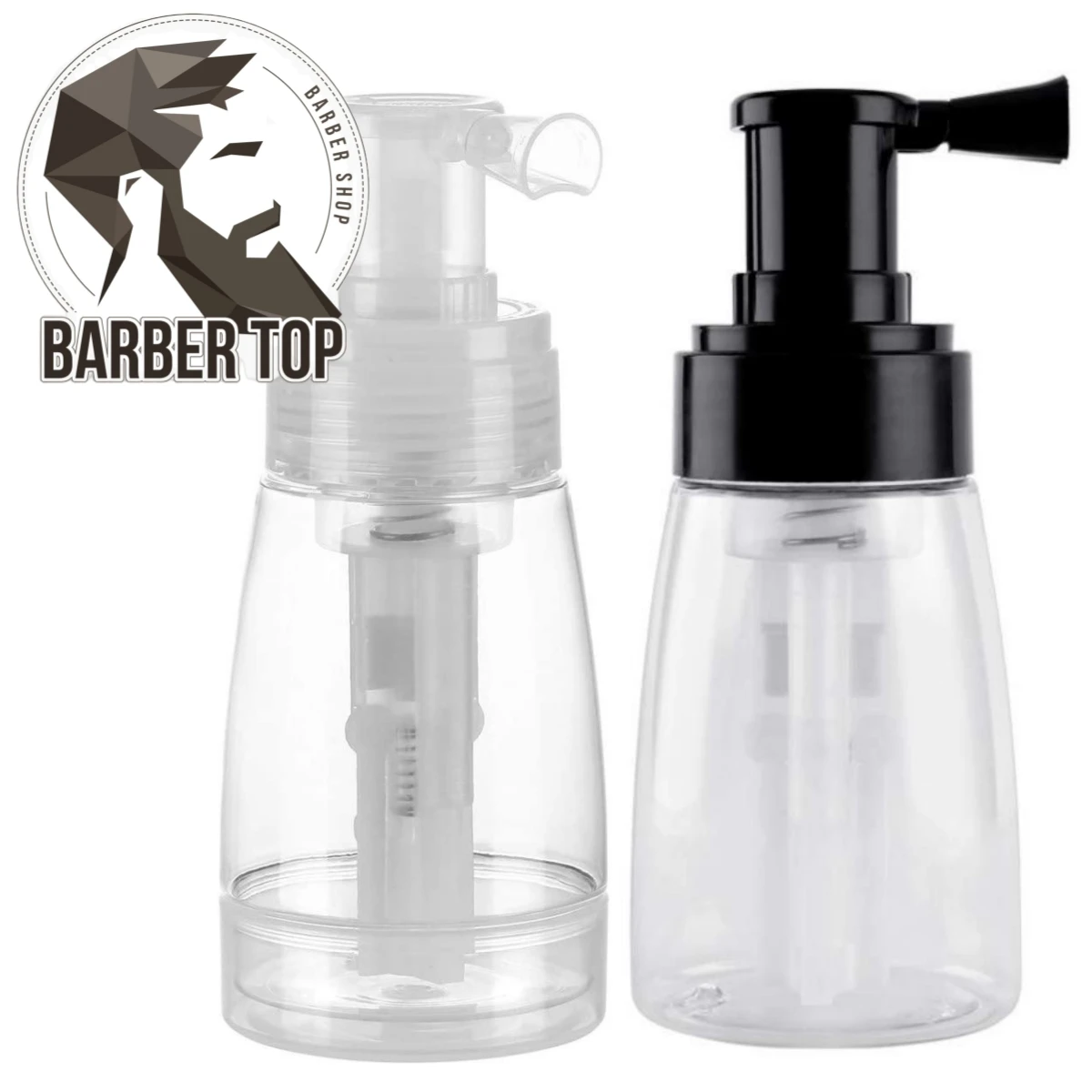 180ML Hair Salon Powder Spray Bottle Barber Haircut Talcum Refillable Plastic Container Portable Styling Tools Accessories