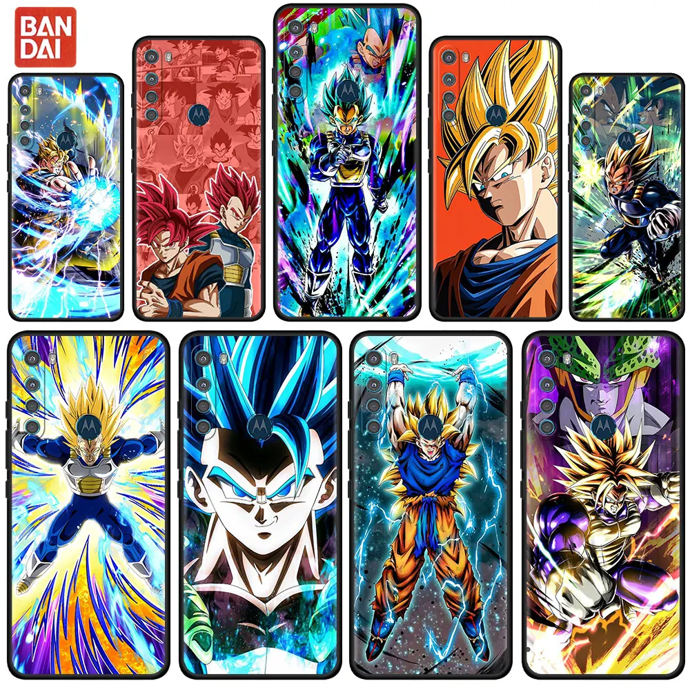 

Dragon Ball Super Goku Case For Motorola G30 G9 G8 Play G60 G20 Edge 20 G50 One Fusion Plus G9Power Black Soft Phone Capas