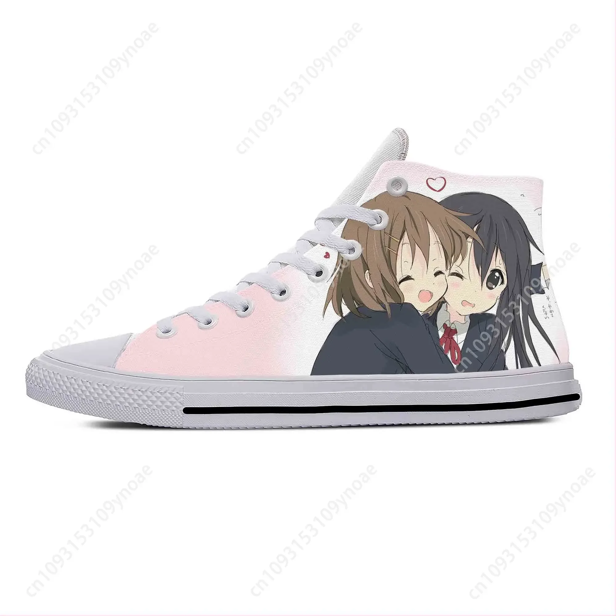 Аниме Манга мультфильм K-On Akiyama Mio Hirasawa Yui повседневная обувь легкие высокие
