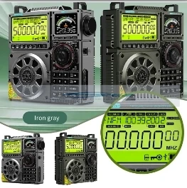 HanRongDa HRD-C919 FM MW SW VHF WB Multi-band Radio BT 5.0 Speaker Aviation Band AIR Maritime Supports TF Card AUX