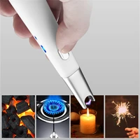 new creative arc bbq lighter charging candle bbq ignition mini single arc usb lighter windproof