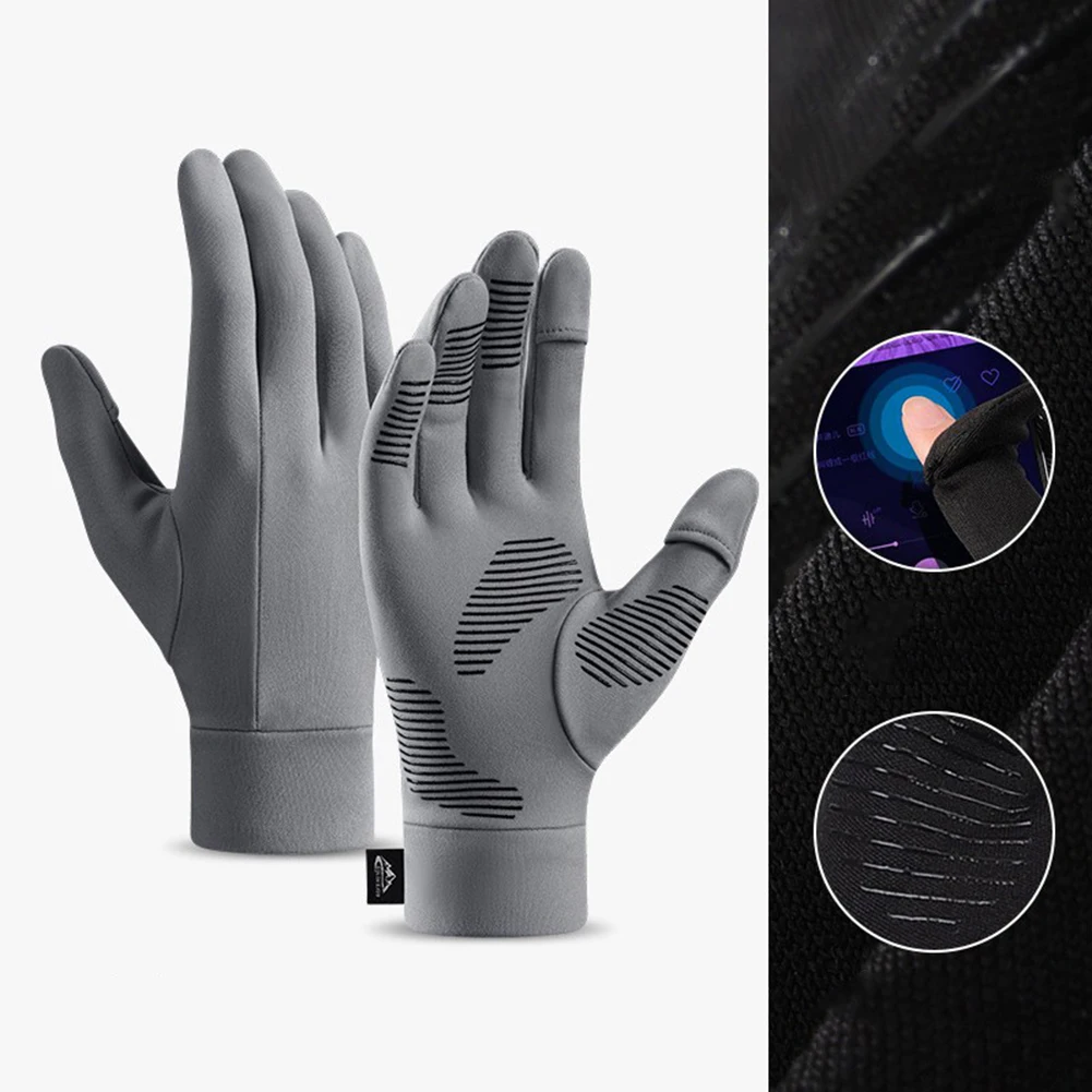 Адаптируемые зимние перчатки с нескользящей ладонью и откидными пальцами что