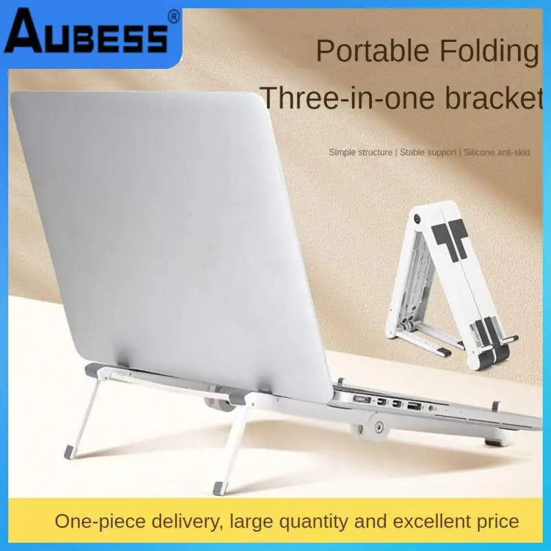 

Computer Cooling Holder Multifunctional Mini Laptop Holder Heat Dissipation Portable Notebook Bracket Computer Accessories Abs
