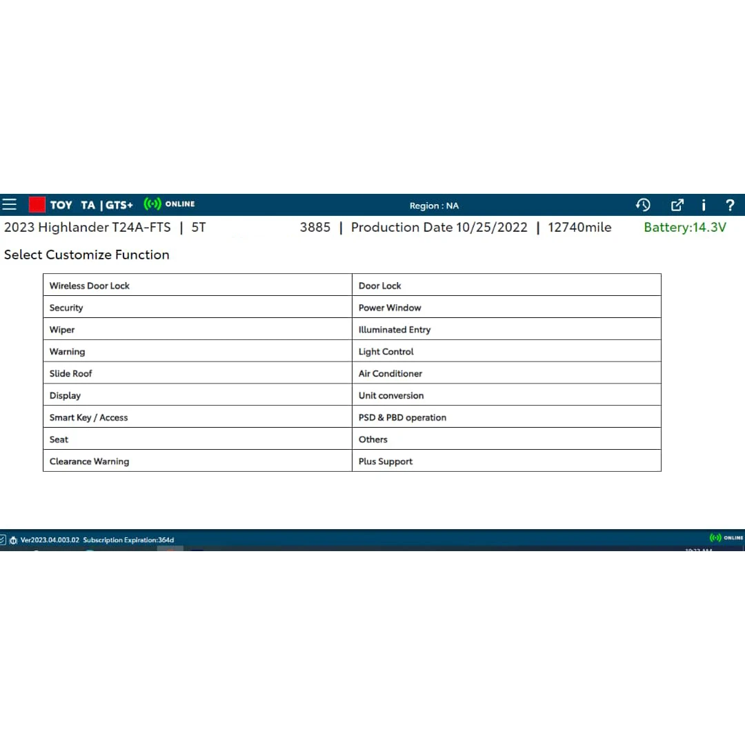 Онлайн-аккаунт GTS+ для программного обеспечения Agent Lite Toyota Lexus Diagnostic Scantool Global