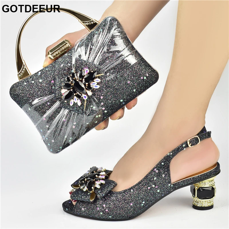 

Новое поступление, набор женских туфель и сумок в итальянском стиле для вечерние, женские туфли для вечеринки, набор туфель для вечеринки с ...