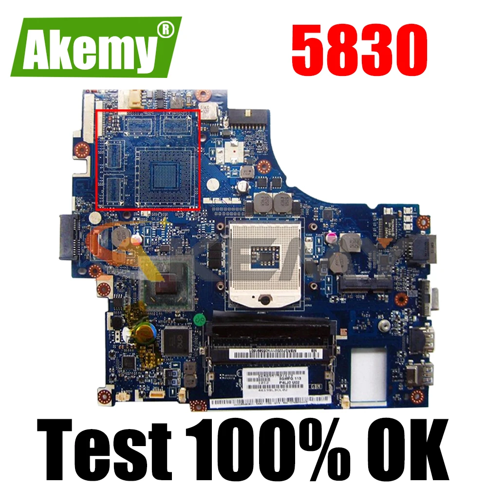 

AKEMY P5LJ0 LA-7221P Main board For Acer Aspire 5830 Laptop Motherboard MBRHM02001 DDR3