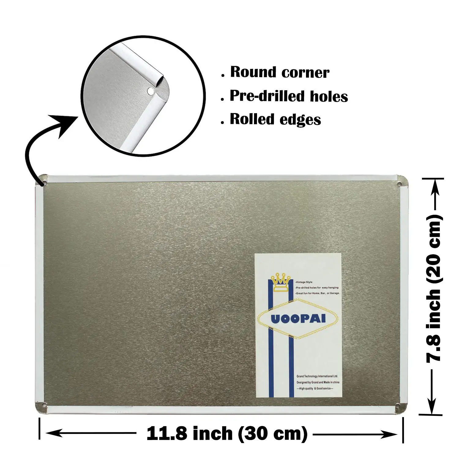 Винтажный металлический знак UOOPAI My Way Highway