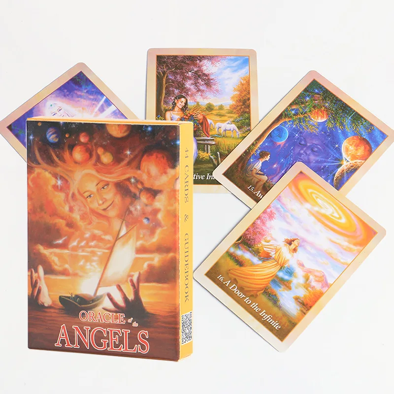 

Oracle Angels Tarot Deck Oracle Cards Entertainment Card Game for Fate Divination Occult Tarot Card Games