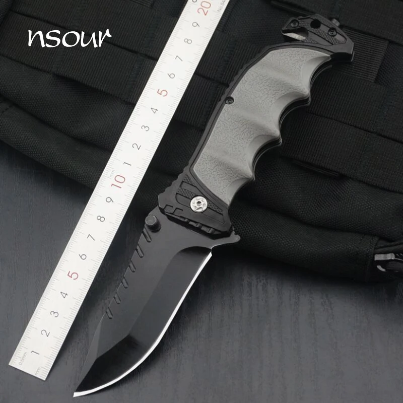 

7CR17 High Hardness Folding Knife Mountaineering Camping Fishing BBQ Knife Outdoor Survival Knife