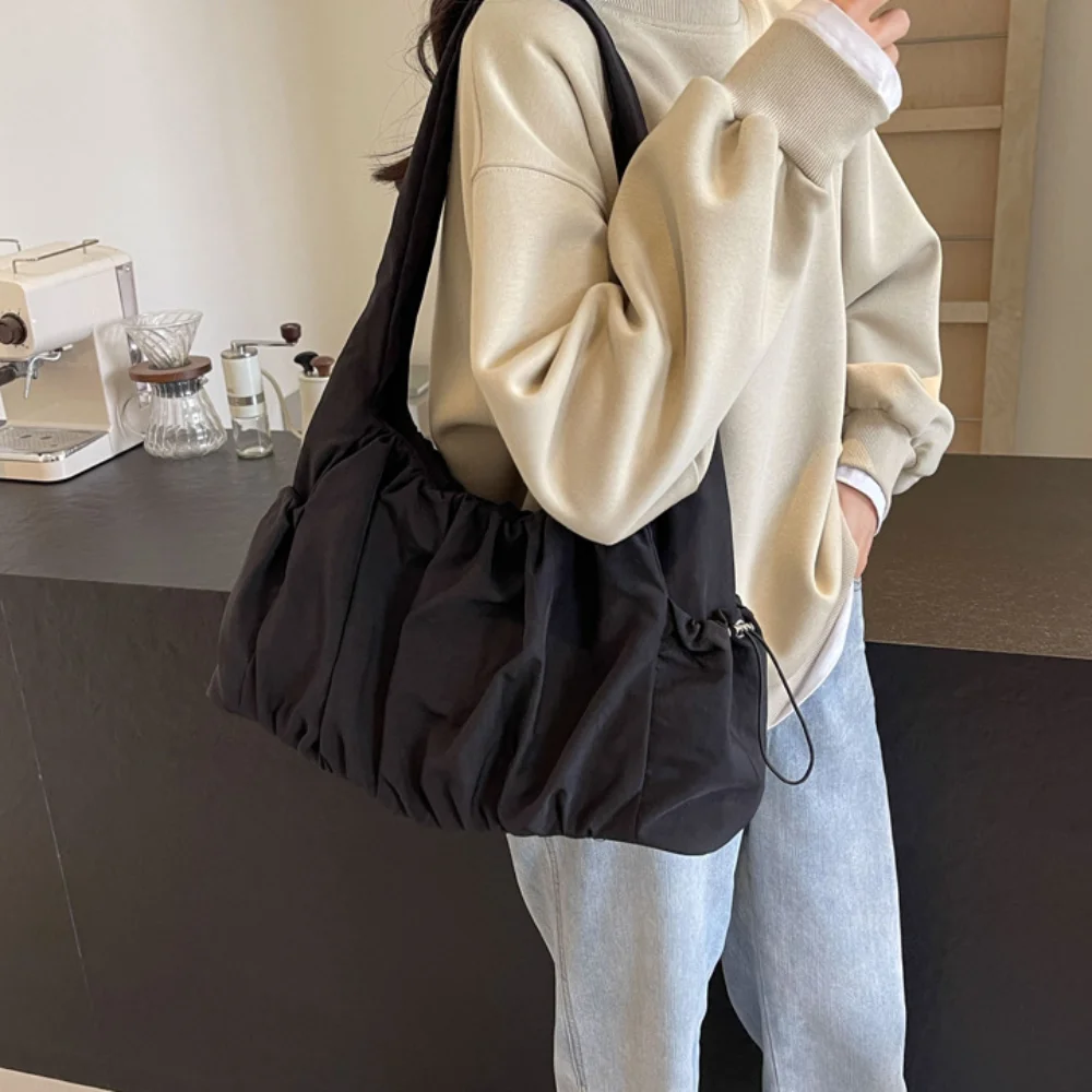 Женская Нейлоновая Парусиновая Сумка На Плечо Большая Летняя 2024 Универсальная