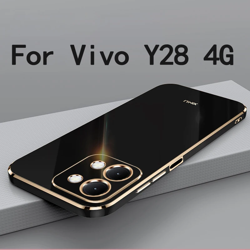 ДЛЯ Vivo y28 4G чехол Чехол для Высококачественная мягкая ТПУ Защита от отпечатков