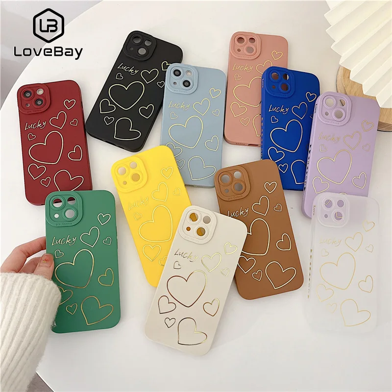 

Защитный чехол Lovebay для iPhone 13 12 11 Pro Max XS Max XR X XS 7 8 Plus SE 2020