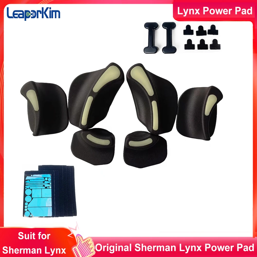 Официальные накладки LeaperKim Lynx Power Pads черно-оранжевые, накладки LeaperKim Patton для ног, для LeaperKim Lynx Patton EUC (art.: 3920d9cf651cd) - 3920d9cf651cd