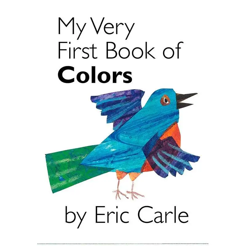 My First Book of Words Colors Food фигуры животных Эрик Карл книги с рисунками на английском
