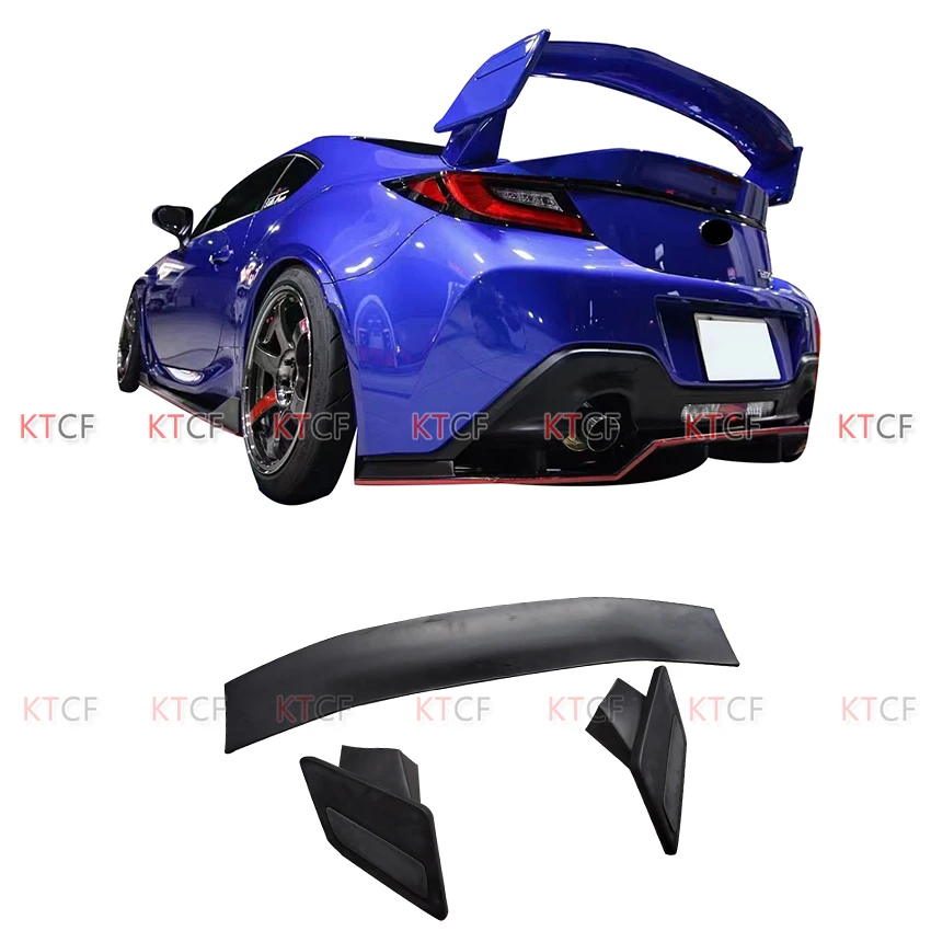 

For TOYOTA ZA86 GR86 For Subaru BRZ 2022 Real Carbon Fiber FRP Spoiler REAR WING TRUNK LIP SPOILERS High Quality